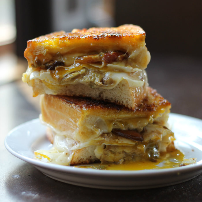 Grilled Cheese Breakfast Sandwich