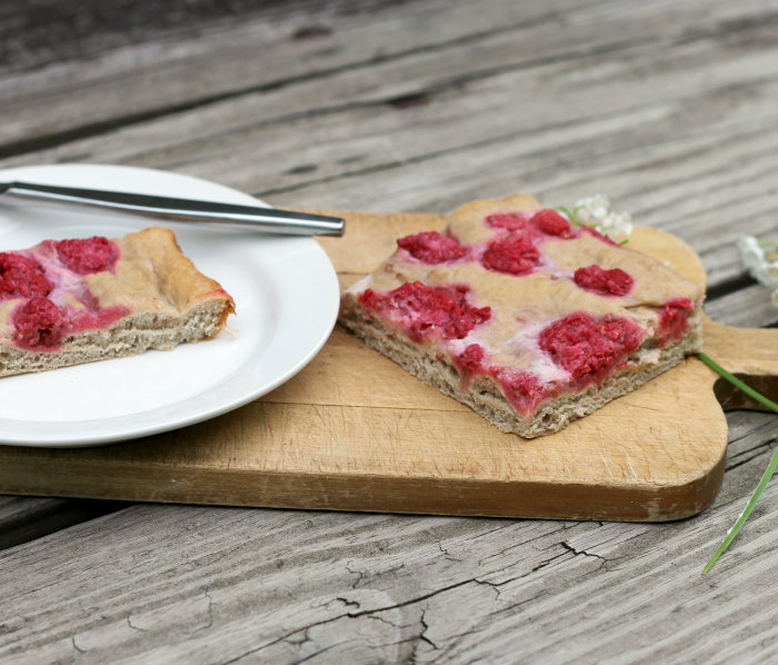 Raspberry Focaccia 