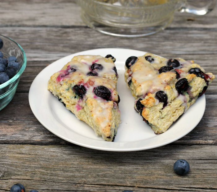 Blueberry orange scones