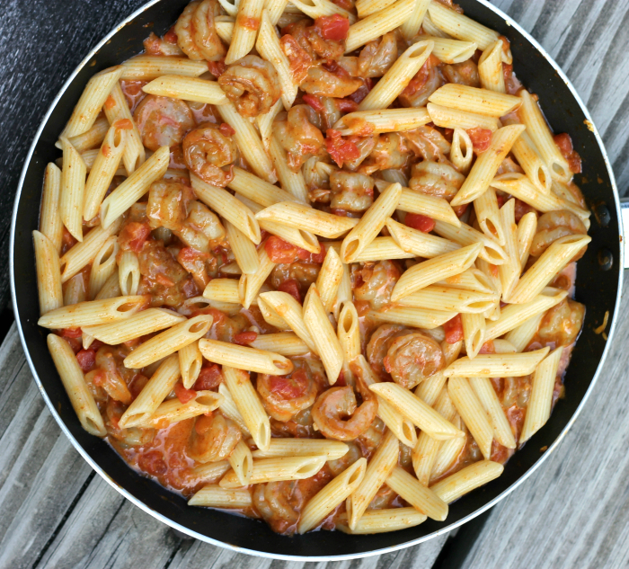 Taco Shrimp Pasta