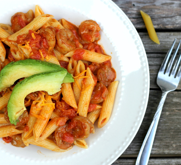 Taco Shrimp Pasta