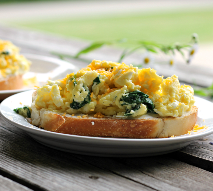 Scrambled Egg Toast