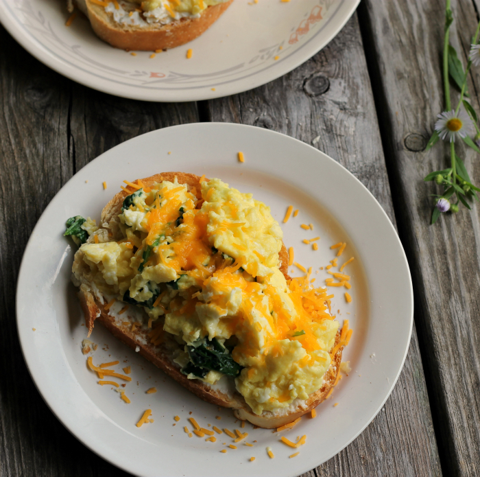 Scrambled Egg Toast