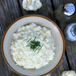 Garlic mashed Cauliflower