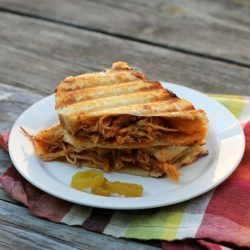 BBQ pulled chicken Panini