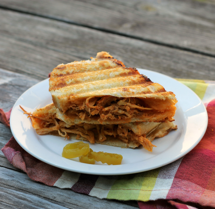 BBQ pulled chicken Panini