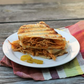 BBQ pulled chicken Panini