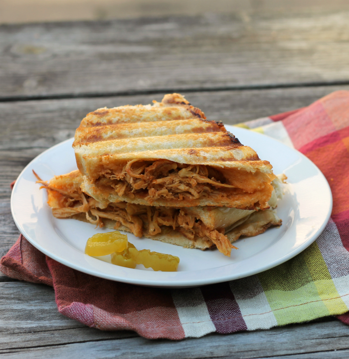 BBQ pulled chicken Panini