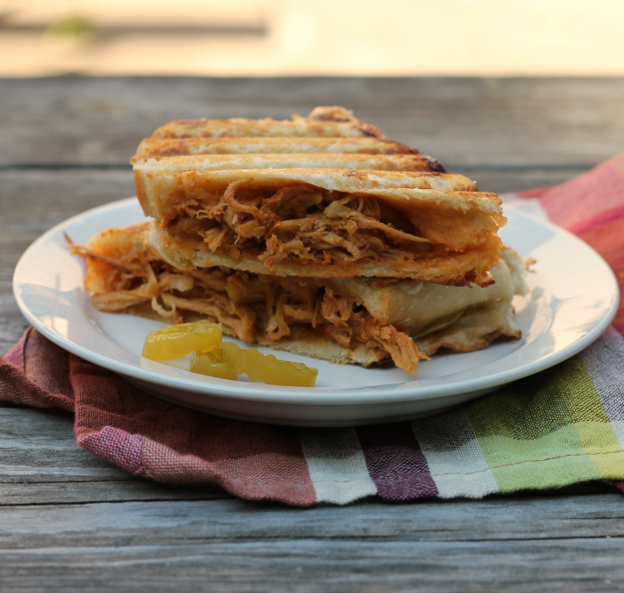 BBQ pulled chicken Panini