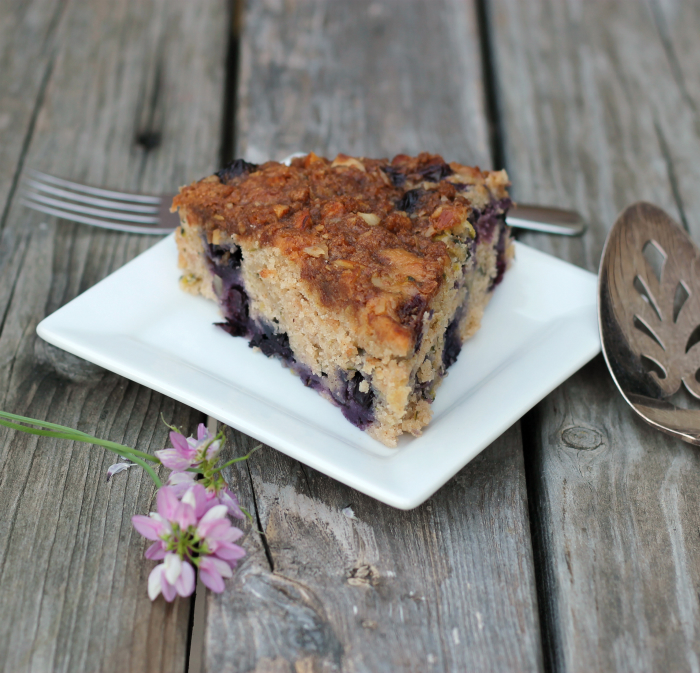 blueberry zucchini coffeecake