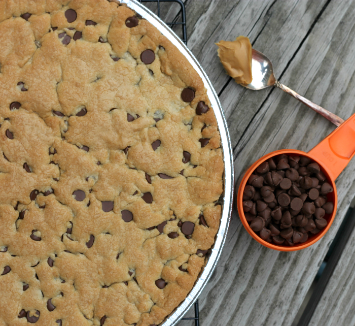 Candy topped Cookie pizza