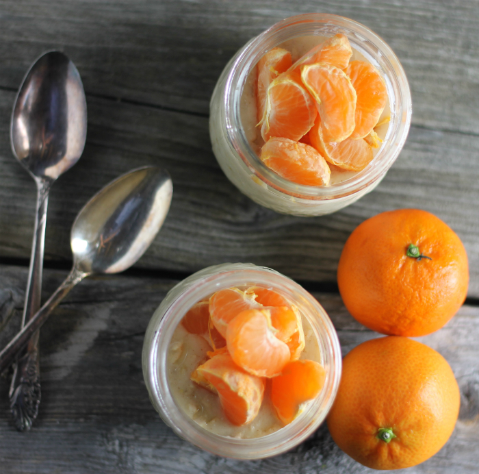 Orange overnight oatmeal