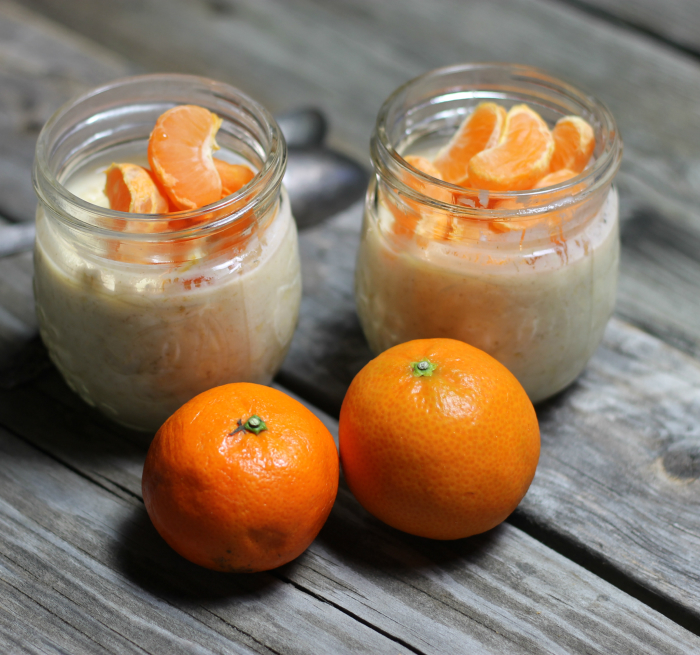 Orange overnight oatmeal