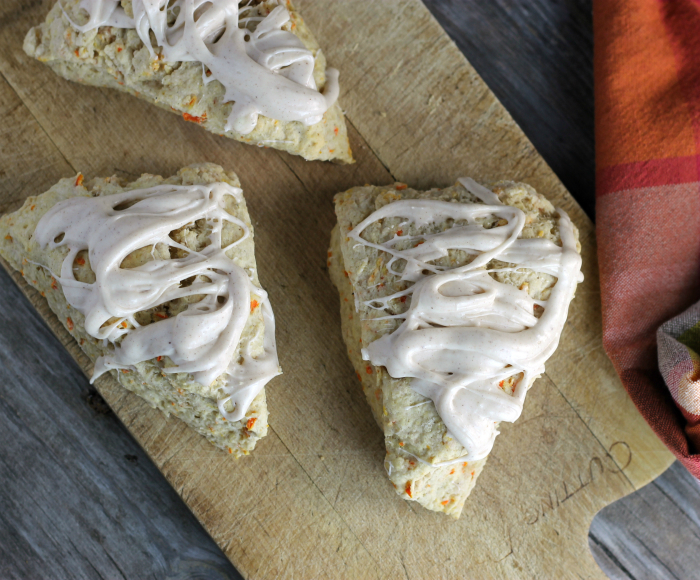 Carrot cake scones