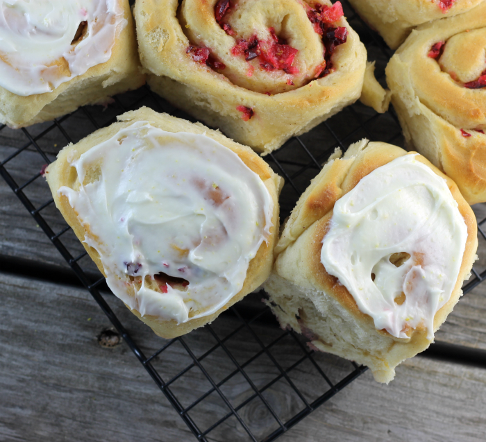 Cranberry Orange Sweet Rolls 