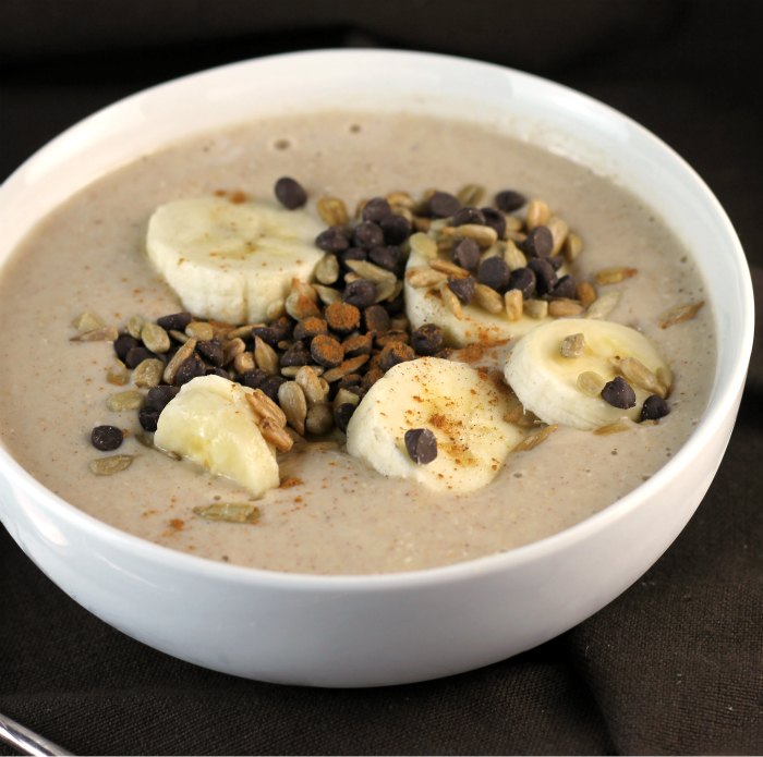 Banana Oatmeal Smoothie Bow