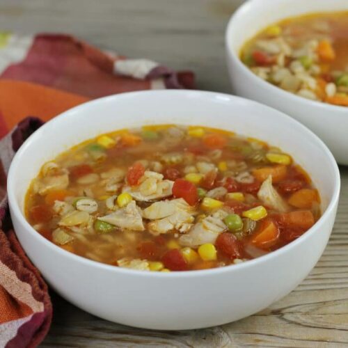 Vegetable Chicken Barley Soup - Words of Deliciousness
