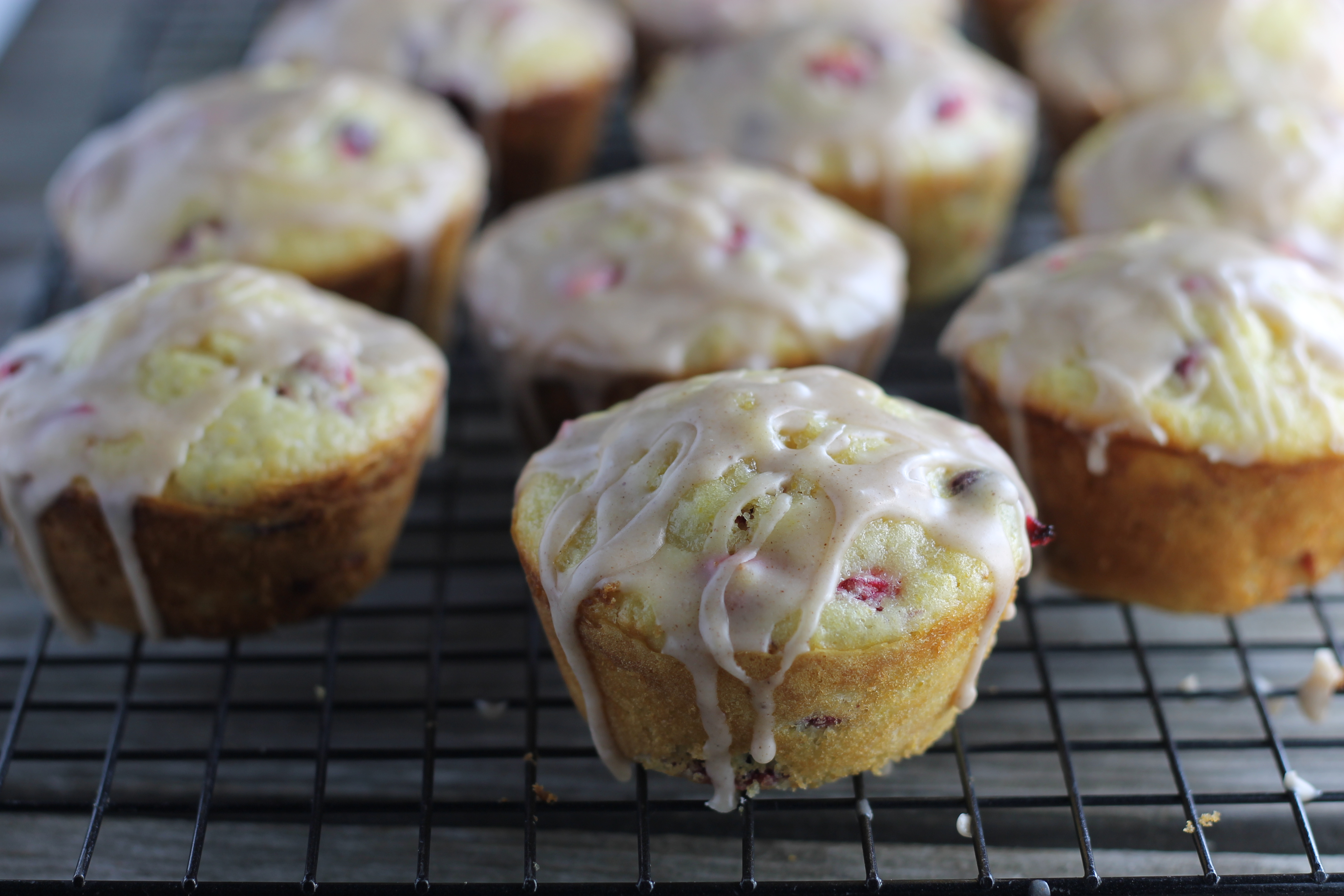 citrus cranberry muffins