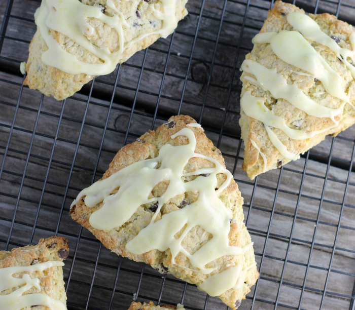 Orange chocolate chip scones