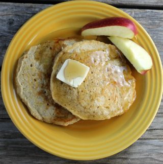 Apple Oatmeal Pancakes