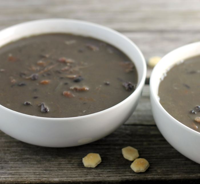 Black Bean and Ham Bone Soup