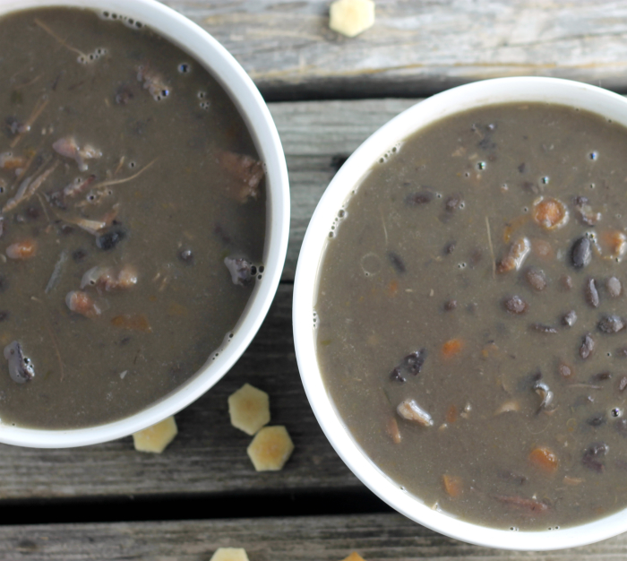 Black Bean and Ham Bone Soup