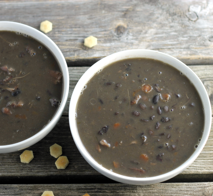 Black Bean and Ham Bone Soup