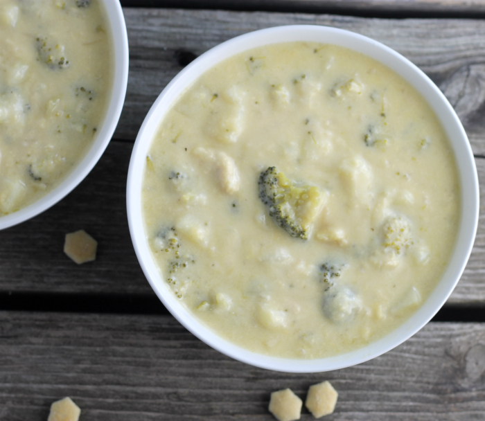 Chicken Broccoli Cheddar Cheese Soup