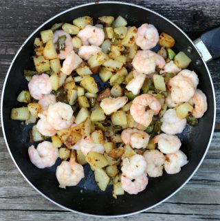 Shrimp Potato Skillet