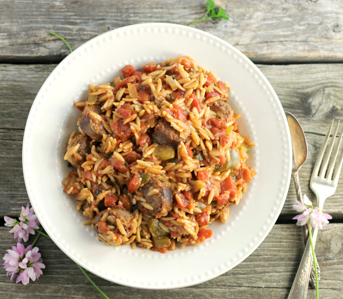 Italian Sausage and Orzo