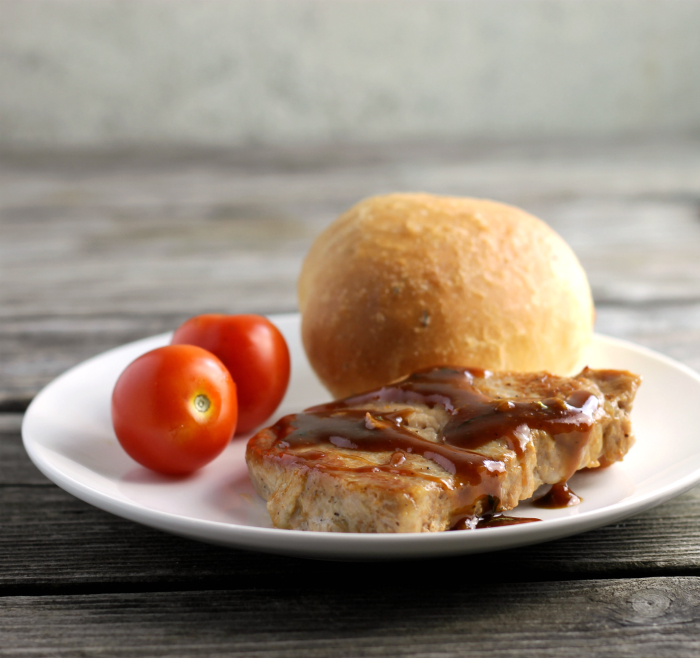 Pork Loin Chops with Honey Dijon Mustard Sauce