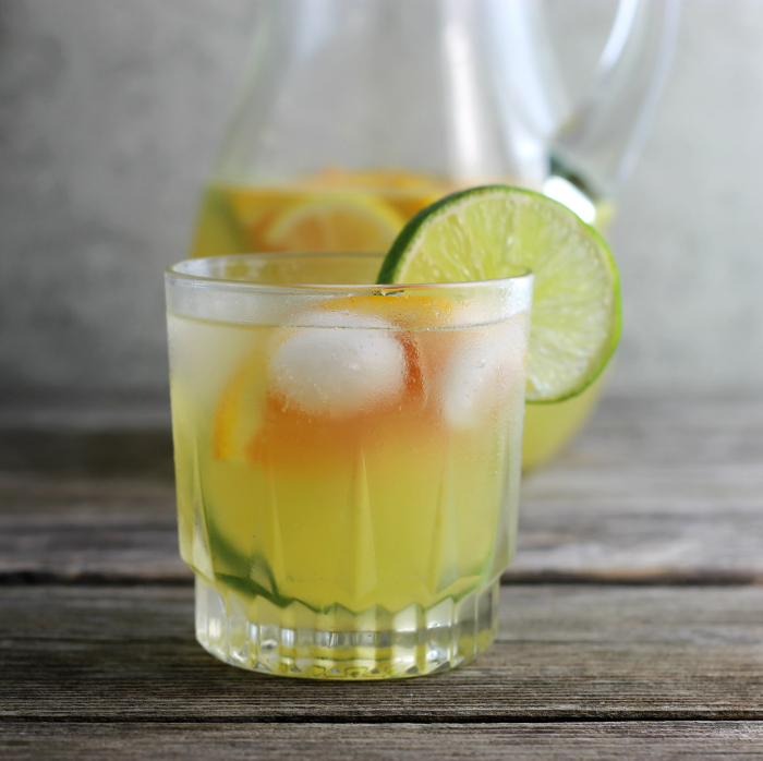 Citrus Basil Infused Sparkling Water