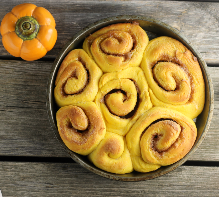 Pumpkin Sweet Rolls