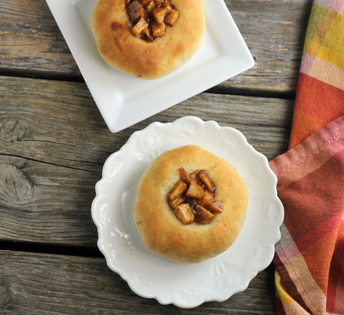 Caramelized Apple Topped Buns