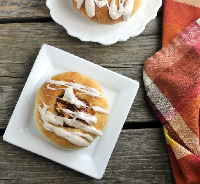 Caramelized Apple Topped Buns