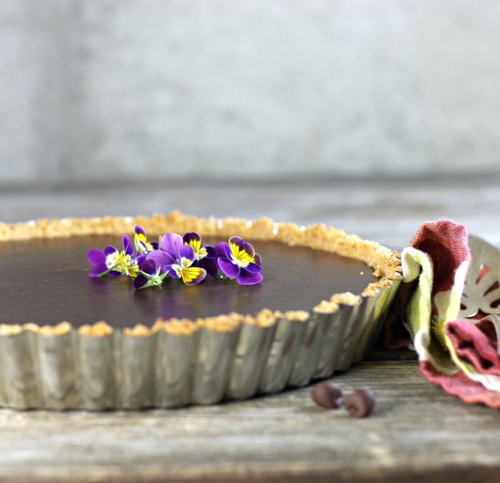 Chocolate ganache tart with just a few ingredients will be your go-to dessert this summer.