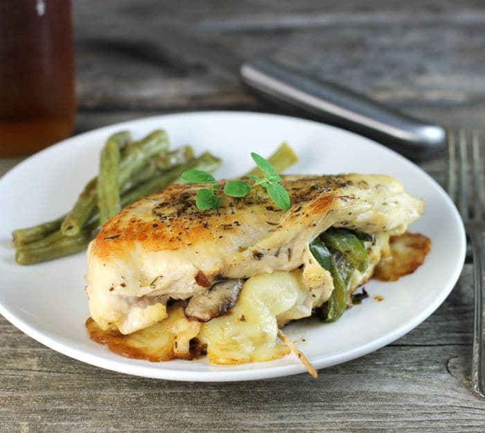 Italian stuffed chicken breast is made with a few ingredients but is full of flavor and is a perfect meal for during your busy work week.