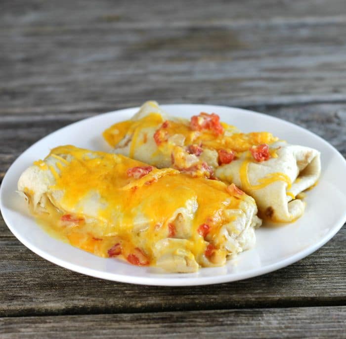 Creamy Chicken Enchiladas is a family favorite that comes together quickly and is full of flavor.