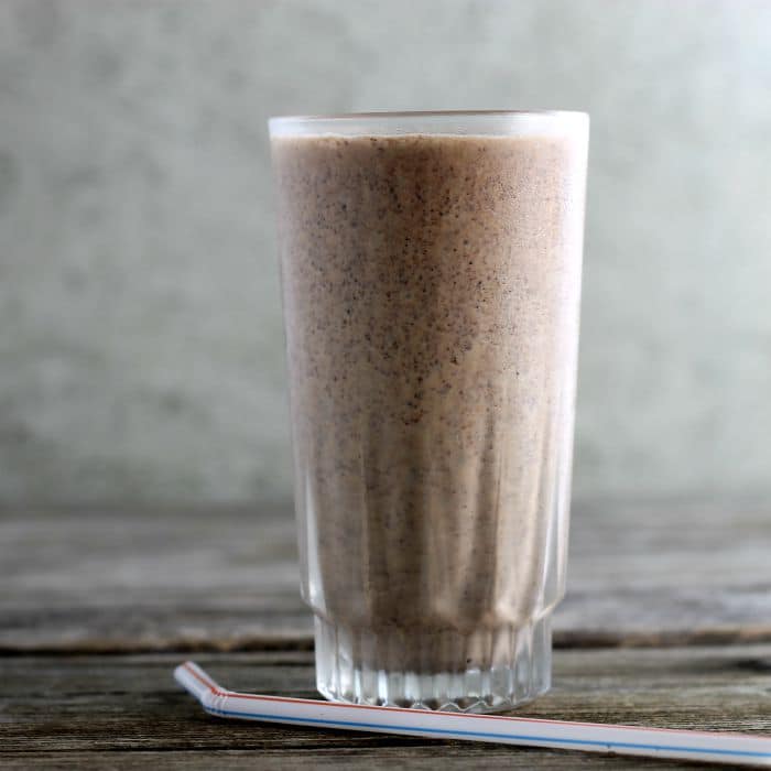 Chocolate Cake Shake is a rich, decadent, over the top chocolate shake with chocolate cake mixed in with the ice cream.