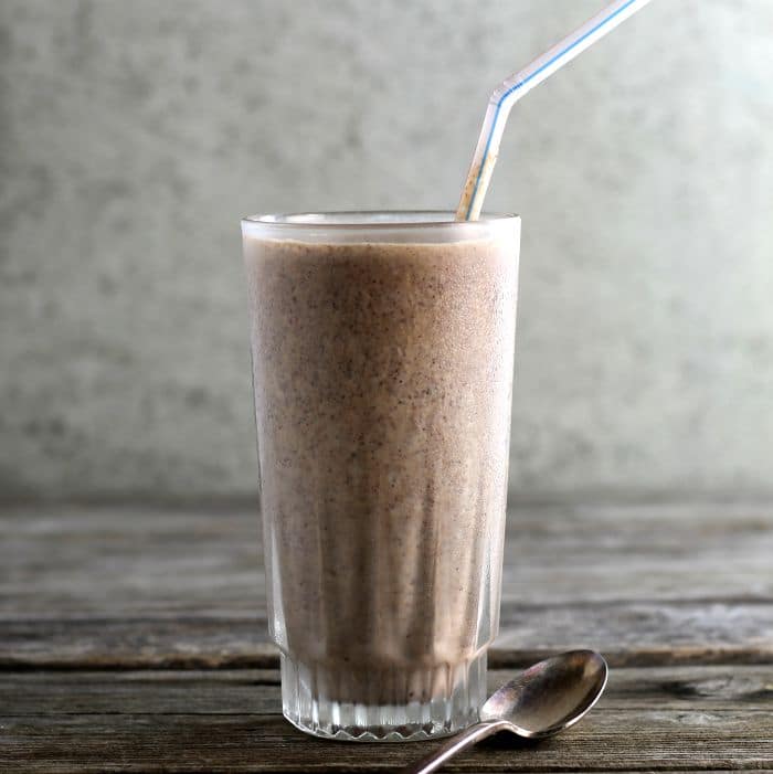 Chocolate Cake Shake is a rich, decadent, over the top chocolate shake with chocolate cake mixed in with the ice cream.