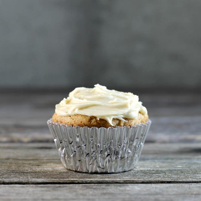 Spiced Apple Cupcakes a great way to use the apples that are now in season top with a caramel or cream cheese frosting and you have a fantastic dessert.