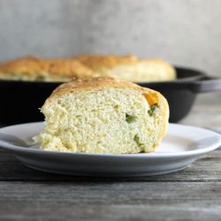 Jalapeno Cheddar Bread is a soft bread made with cheddar cheese and a touch of heat from the jalapeno peppers. 