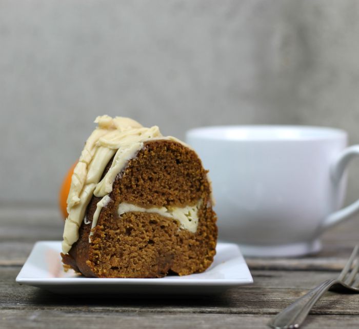Pumpkin cream cheese bundt cake is a dense moist cake that it is the perfect fall cake and may be the perfect dessert for your Thanksgiving Dinner.