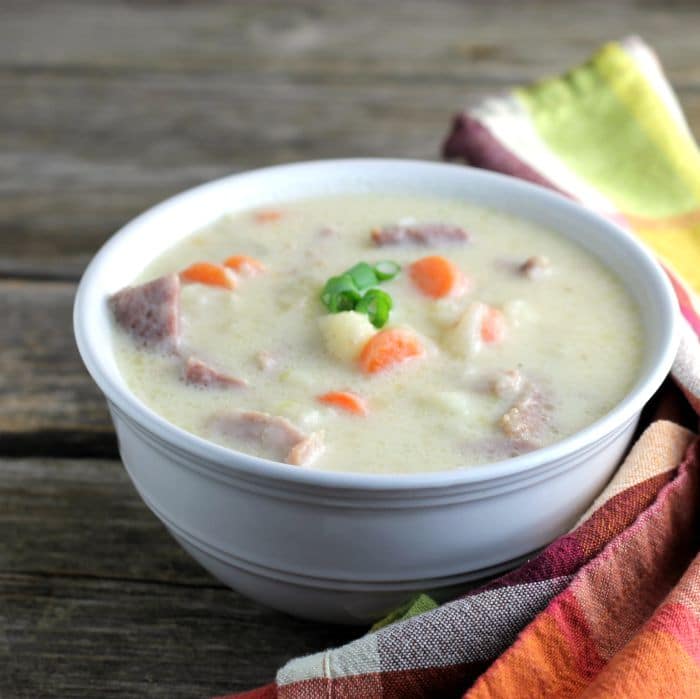 Ham Bone Potato Soup 