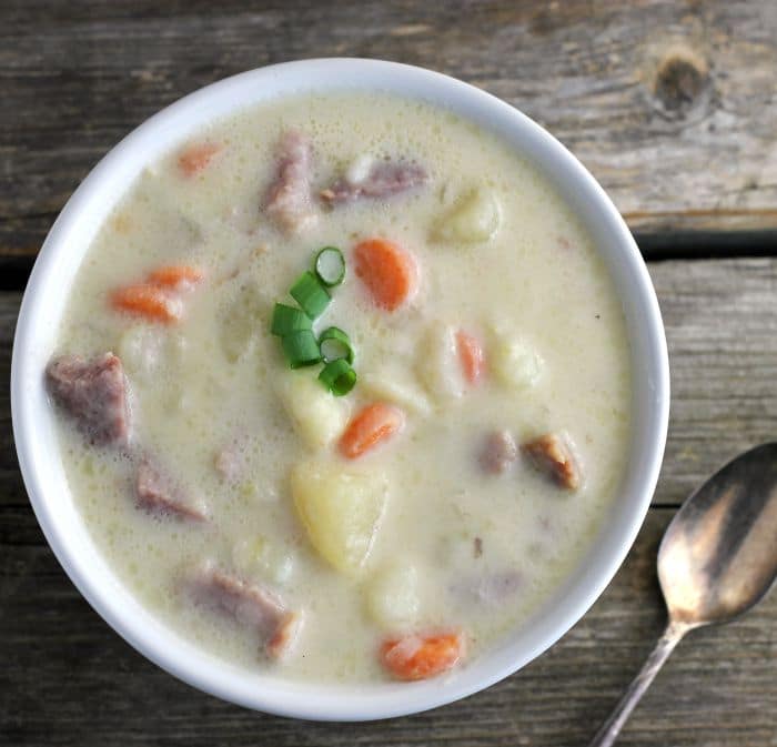 Ham Bone Potato Soup 