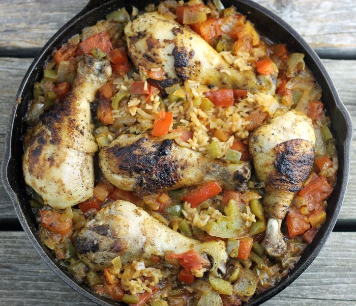 Mexican Chicken and Rice Skillet