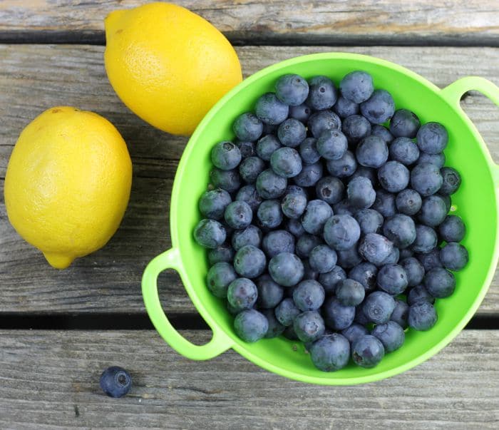 blueberries and lemons