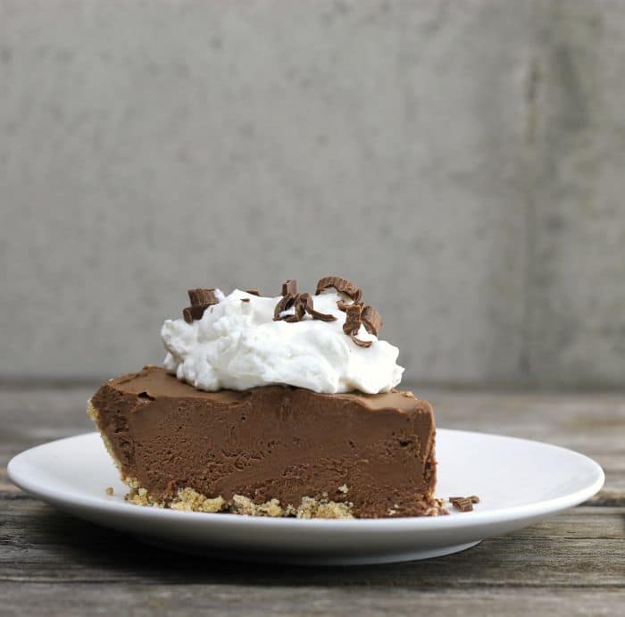 Frozen Chocolate Cream Cheese Pie