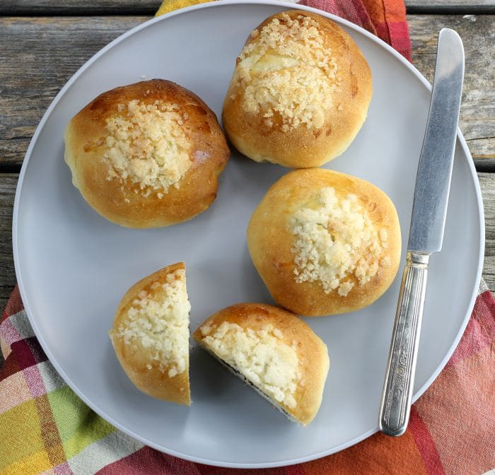 Poppy Seed Filled Sweet Buns