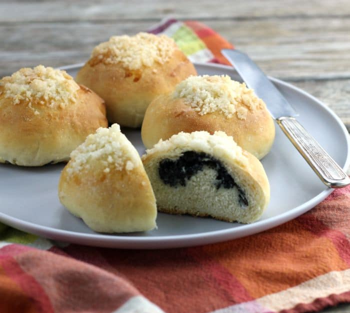 Poppy Seed Filled Sweet Buns